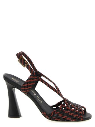 Etro Brown Polyethylene Stiletto Heel Womens Sandals