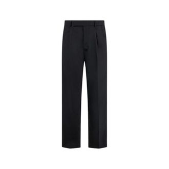 Roberto Cavalli Suit Trousers, male, Black, Size: 2XL Elegant Trousers