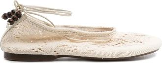 Alohas Alohas, Dames, Schoenen, Wit, Maat: 40 EU Leer