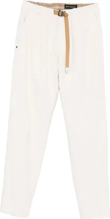 White Sand Pantaloni a coste con cintura - Toni neutri