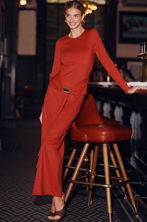 4th & Reckless Mel Draped Maxi Dress