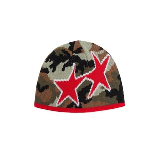 TwoJeys Reversible Icon Beanie - unisex - Hoeden - Veelkleurig - ONE Size - Katoen - Accessoires