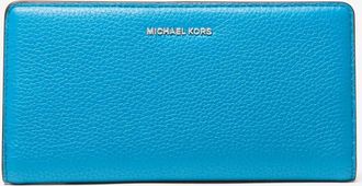 Michael Kors Bryant Large Pebbled Leather Snap-Front Wallet