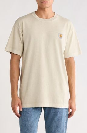 Carhartt Work in Progress Vista Loose Fit Logo T-Shirt in White Garment Dyed at Nordstrom, Size Large