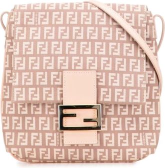 Fendi Pre-owned Fendi Zucchino Canvas Crossbody Ladies 8BT075