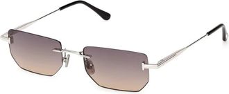 Tom Ford Ethan Zonnebril - unisex - Zonnebrillen - Grijs - 53 MM - Accessoires