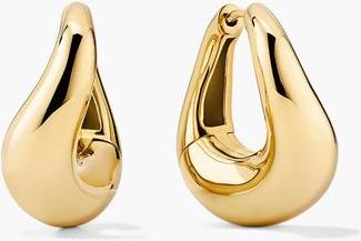 Mejuri D&ocirc;me Figure Hoop Earrings in 18K Gold Vermeil by MEJURI at Nordstrom