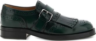 Churchs Brogue gespschoen met franje - Groen