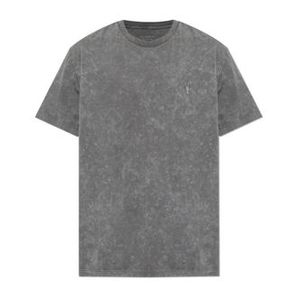 AllSaints Tops, Heren, Grijs, XS, Katoen, Saka T-Shirt