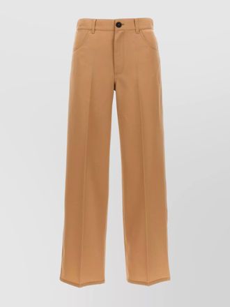 Jil Sander high waist wide leg trousers with pockets