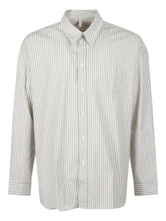 Sunflower striped cotton shirt - men - Cotton - S - White