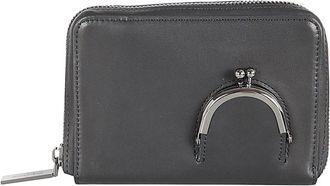 Yohji Yamamoto Minimalistische Zakportemonnee - Dames - Portefeuilles - Zwart - ONE Size - Accessoires