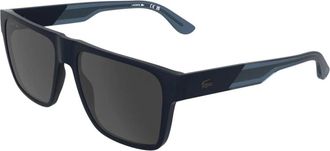 Lacoste L6085S Zonnebril - Heren - Zonnebrillen - Blauw - 58 MM - Accessoires