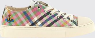 Vivienne Westwood Sneakers Plimsoll in cotone stampa tartan