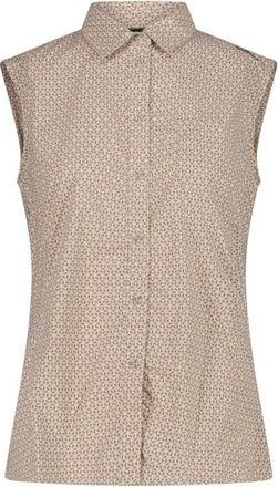 F.lli Campagnolo Sleeveless Shirt Bluse f&uuml;r Damen | beige