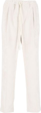 BRIGLIA 1949 Stripe Textured Relaxed Fit Tapered Pants