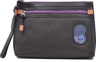 Coach Toilettas - Dames - Toilettassen - Zwart - ONE Size - Leer - Tassen