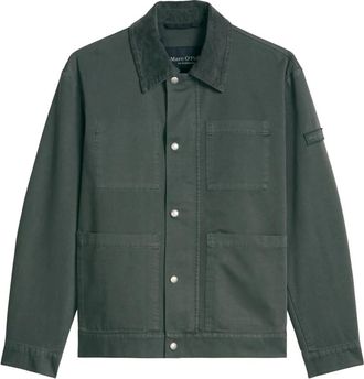 Marc O'Polo Jassen, Heren, Groen, L, Katoen, Geweven Outdoor Jas