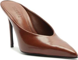 Schutz Loren Pointed Toe Pump in Warm Toffee at Nordstrom, Size 8.5