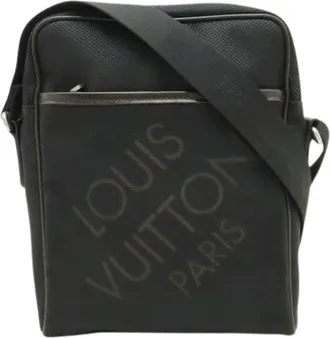 Louis Vuitton Pre-owned Cross Body Bags, female, Black, Size: ONE SIZE Pre-owned Vintage Damier Geant Shoulder Bag