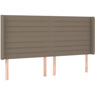 vidaXL Cabecero Con Orejas De Tela Gris Taupe 163x16x118/128 Cm Vidaxl