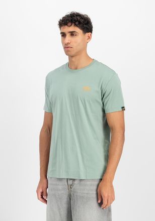 Alpha Industries T-Shirt ALPHA INDUSTRIES Backprint T-Shirt, Herren, Gr. XXL, frost gr&uuml;n, Obermaterial: 100% Baumwolle, Shirts T-Shirt