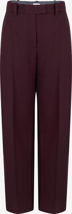 Brunello Cucinelli Karottenhose mit hoher Taille aus Grain de Poudre-Wolle