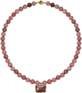 Jennifer Behr Sidonie Necklace in Rhodonite at Nordstrom