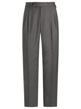 Dolce & Gabbana Grey Relaxed Pleated Pants