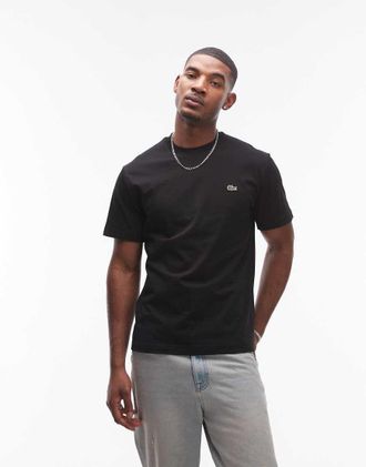 Lacoste logo t-shirt in black
