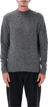 Tom Ford Truien & Vesten, Heren, Grijs, L, Seamless Brushed Crewneck