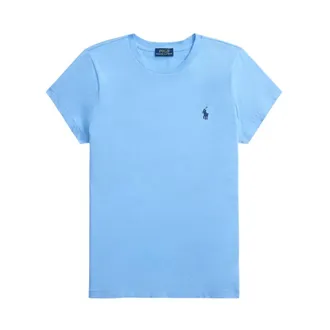 Polo Ralph Lauren T-Shirts, female, Blue, Size: XS Classic-Fit T-Shirt
