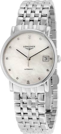 Longines Elegant Automatic Mother of Pearl Ladies Watch L4.809.4.87.6