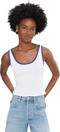 Free People Moxie Tank Top Womens Clothing Clean Ivory Combo : LG (Womens 12-14), Cotton