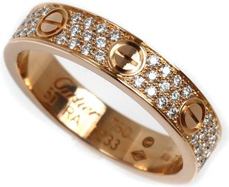 Cartier Pink Gold (18K) Band Ring (Pre-Owned)