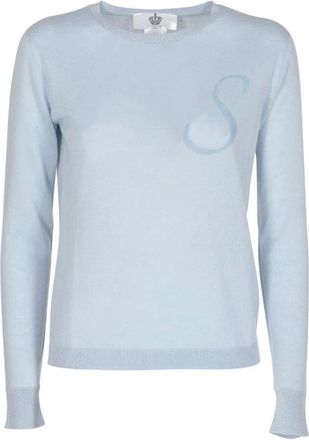 Dee Ocleppo Dames, Truien, Blauw, Maat: XL Kasjmier