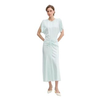 Victoria Beckham Bela Midi Dress - - Dresses - Donna - Verde - S