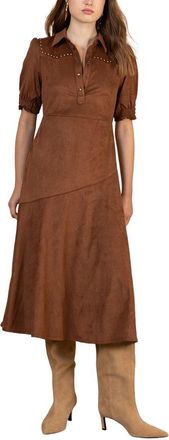 Hale Bob Kaisley Short Sleeve Midi Dress