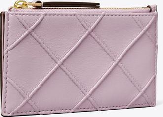 Tory Burch Womens Fleming Zip Card Case, One Size