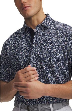 Under Armour UA ArmourDry Performance Golf Polo in Midnight Navy at Nordstrom, Size Small