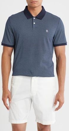 Original Penguin Ditsy Jersey Polo in Dark Sapphire at Nordstrom Rack, Size Xx-Large
