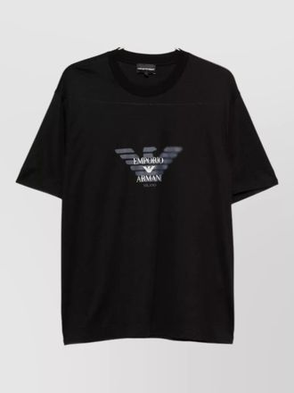 Emporio Armani logo print cotton t-shirt