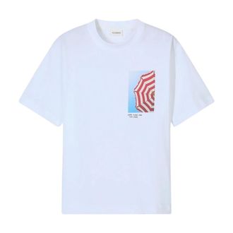 Closed Closed, T-Shirts, male, White, Size: XL T-Shirts