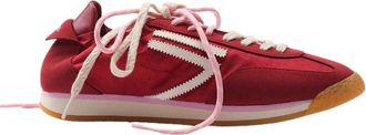 Puraai Sneakers met Logo - Dames - Sneakers - Rood - 40 EU - Nylon - Schoenen
