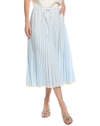 Vince Pleated Tiered Skirt