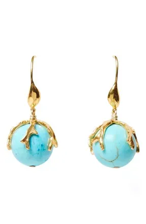 Chan Luu Turquoise Lark Drop Earrings at Nordstrom