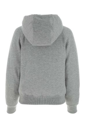 Prada Womens Grey Cashmere Blend Down Jacket Grigio Pa Ws Piumini