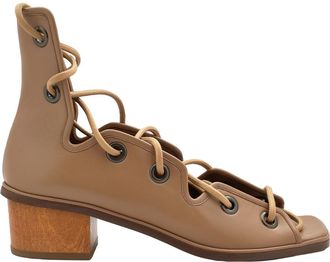 Stella McCartney Stella Mccartney Maia Soft Camel Strap Sandals, Brand Size 36 (US Size 6)