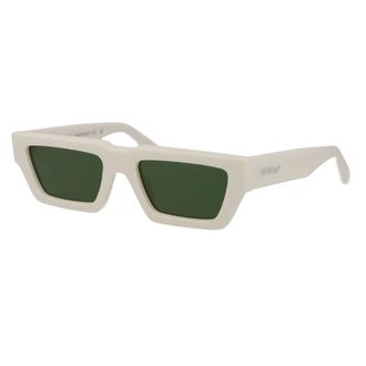 Off-white Manchester Green Rectangular Unisex Sunglasses OERI129 0155 54