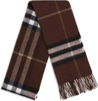 Burberry Womens Brown Cashmere Scarf